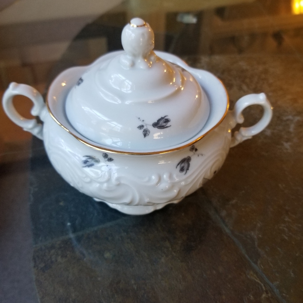 Wawel China made in Poland sugar bowl